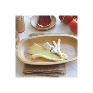 Plato de Bambú en Forma de Barco de Diseño Minimalista de 24 cm, Plato en Forma de Barco Caliente - Product Image 1
