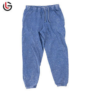 Pantalones de correr de lavado ácido para hombre, ligeros, informales, 100% algodón, secado rápido, transpirables, Color sólido medio, vendedor superior, precio razonable - Product Image 6