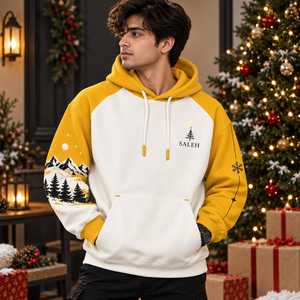 เสื้อฮู้ดลายคริสต์มาส พิมพ์ลายตามสั่ง เสื้อกันหนาวลำลองสำหรับผู้ชาย ขายส่ง - Product Image 1