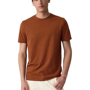 T-shirt pour homme, coupe classique, vêtements de travail, 100% coton, respirant, écologique - Product Image 4