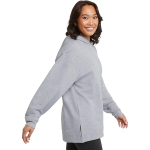 Femmes 2024 automne tenues surdimensionné en cuir polaire sweats manches longues confortable décontracté basique pull à capuche pull - Product Image 2