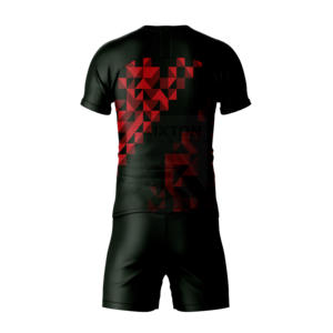 Ensemble d'uniformes de football personnalisés pour équipe, maillot et short de football sublimés, respirants, extensibles dans quatre directions, séchage rapide, tissu anti-humidité - Product Image 2