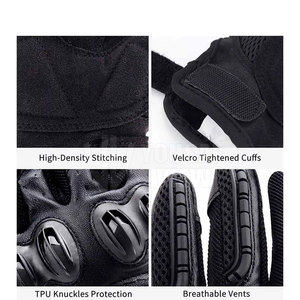 Gants de moto pour sports de plein air Gants de moto avec logo personnalisé Gants de moto antidérapants fabriqués au Pakistan - Product Image 3