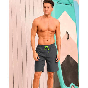 Bañador personalizado para hombre, pantalones cortos con forro interior para gimnasio, Micro short elástico de 4 vías para hombre - Product Image 3