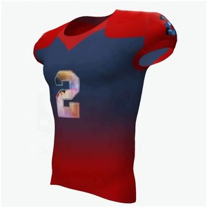 Fabricant de haute qualité 100% polyester Maillot de football américain Sports et équipe Porter des uniformes de football américain - Product Image 5