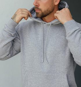 ชุดวอร์มผู้ชายแบบมีฮู้ดสำหรับกิจกรรมกลางแจ้ง ปี 2025 ผลิตจากผ้าฝ้าย 100% ลายเรียบ ระบายอากาศได้ดี เป็นมิตรกับสิ่งแวดล้อม เหมาะสำหรับฤดูหนาว - Product Image 3