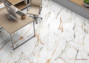 Azulejos de porcelana esmaltada Calacatta Borghini de diseño italiano moderno antideslizante para Hotel apartamento Villa Escuela y aplicaciones de habitación - Product Image 3