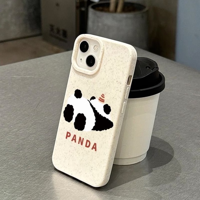 100% Compostable Wheat Straw UV Printed Mobile Phone Shockproof Case Camera Protector Lens Protection for 16 15 141 13