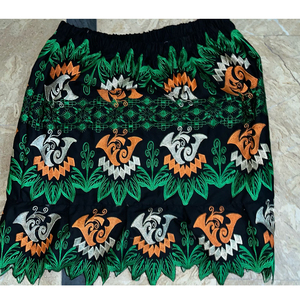 กระโปรง Midi แนววินเทจเอวสูงเอวสูงผ้าคอตตอนพิมพ์ลายดิจิทัลสำหรับผู้หญิงปรับโลโก้ได้ตามต้องการ - Product Image 6