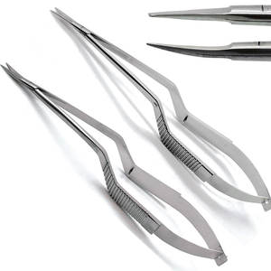 Ciseaux Yasargil en acier inoxydable neufs de haute qualité, fabrication professionnelle, ensemble d'instruments pour chirurgie générale, CE - Product Image 2