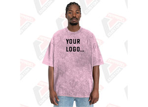 Élégant hommes lavage à l'acide t-shirt doux à la mode confortable - Product Image 3