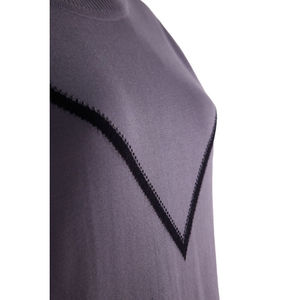 เสื้อถักลายสีเทาสำหรับฤดูใบไม้ร่วงและฤดูร้อนลำลอง - Product Image 2