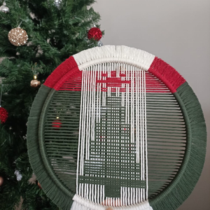 Venta al por mayor hecho a mano de macramé de Navidad decoración de pared regalo de Navidad decoración del hogar para vacaciones de Vietnam - Product Image 6