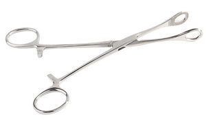 Fórceps de sujeción de esponja Rampley de 24,5 cm con mordazas dentadas atraumáticas Instrumentos quirúrgicos de acero inoxidable Fórceps Rampley - Product Image 3