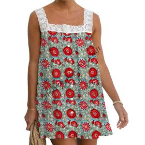 Top de Encaje sin Mangas para Mujer, Tallas Grandes Disponibles, Ropa Orgánica, Diseño Minimalista, Top de Encaje con Estampado de Moda, Ropa para Chicas - Product Image 4