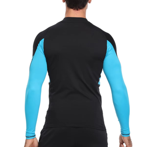 Traje de Baño de Manga Larga con Protección UV para Hombre 2026, Secado Rápido, Transpirable, Sostenible, Spandex/Poliéster, 6XL - Product Image 6