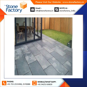 Hot bán độc quyền tro xám đá vôi Patio gạch chất lượng chính hãng Antique mài dũa chải đánh bóng cho ngoài trời sử dụng bên ngoài tốt - Product Image 6