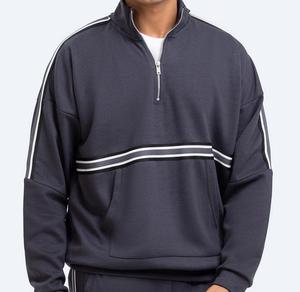 Ensemble de survêtement pour homme, nouveau design, manches longues, tenue de sport, survêtement à séchage rapide pour homme, vêtements d'entraînement sportif, survêtement en gros - Product Image 5