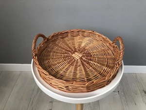 Plateau de service en rotin et coquillages pour la saison festive, vaisselle artisanale pour une maison chaleureuse et un cadeau de Noël - Product Image 3