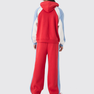 Premium Fashion Hip Hop Design Solid Color Multi Color Hoodie Tracksuits Custom Breathable Organic Cotton Fleece Material - Product Image 5