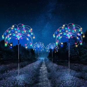 أضواء ألعاب نارية ليد خرافية تعمل بالطاقة الشمسية حديقة خارجية في الشارع عيد الميلاد - Product Image 2