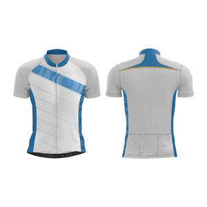 Elegante camiseta de ciclismo con cremallera personalizada 100% poliéster Anti-UV a prueba de viento camiseta de carreras ropa deportiva sublimada para entusiastas de la bicicleta - Product Image 6