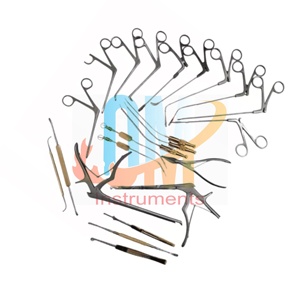 Ensemble complet d'instruments endoscopiques FESS pour la chirurgie des sinus, instruments chirurgicaux ORL réutilisables pour les oreilles, le nez et la gorge, qualité médicale - Product Image 6