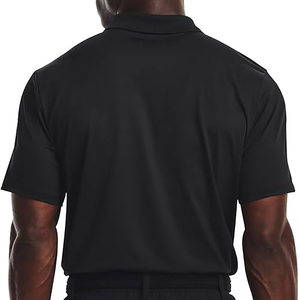 2024 été mode hommes sport polo respirant facile à porter avec impression de couleur assortie 100% coton pour Fitness - Product Image 2