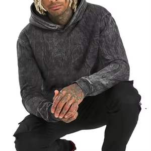 Sweat-shirts à capuche pour adolescents, manches longues, avec cordon de serrage, hauts décontractés à poche, imprimés et brodés, 100% coton - Product Image 3