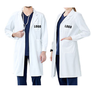 Personalizado estiramiento Spandex pantalones apilados enfermera Scrub Hospital uniformes traje de enfermería uniformes Jogger mujeres Scrub conjuntos uniforme - Product Image 6