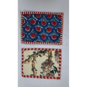 Vintage Quilted Coin Pouch Mini Cotton Cloth <b>Wallet</b> with Fruit/Cartoon Pattern <b>Compact</b> Card Holder for Daily Use - Product Image 1