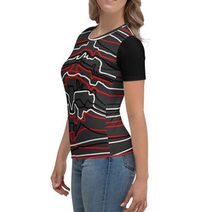 T-shirts à sublimation pour femmes en tissu respirant à séchage rapide disponibles en différentes couleurs et tailles - Product Image 5