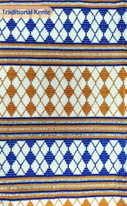 Tela de Algodón Jacquard con Diseño Clásico de Kente de 51 Pulgadas para Prendas y Celebraciones de la Herencia Africana - Product Image 6