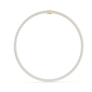 Collier en diamant CVD de laboratoire 18,6 CT VVS-VS EF, diamants taille marquise, or 18 carats, 14 carats, or rose, or jaune, or blanc, luxe et raffinement - Product Image 3