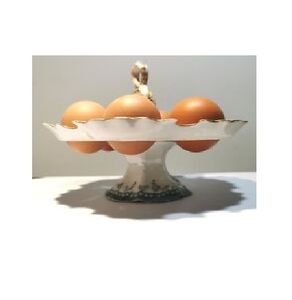 Support de porte-oeufs élégant en bois fini naturel en forme d'oeuf support de porte-oeufs moderne de haute qualité pour la maison boulangerie cuisine utilisation - Product Image 3