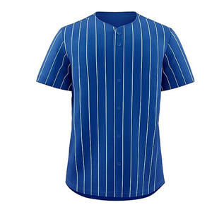 Vente en gros Maillot de baseball brodé sur mesure pour hommes, vêtement de sport uniforme d'équipe personnalisé en polyester vierge à sublimation - Product Image 1