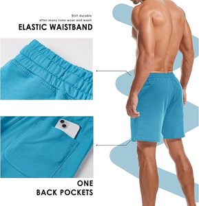 Pantalones cortos de lana de algodón de alta calidad, ropa deportiva de entrenamiento para correr en el gimnasio de verano para uso diario - Product Image 4