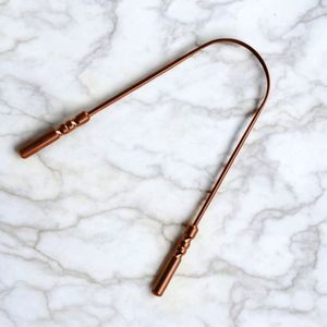 Nettoyant lingual en cuivre pur pour une hygiène buccale quotidienne, favorisant la détoxification naturelle et la fraîcheur de l'haleine - Product Image 2