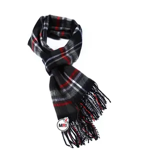 Custom Made Scarf Football Scarf Knitted For Football Clubs High Quality New Arrival Scarves Wholesale Comfortable Knit Baby