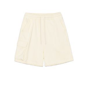 Logotipo personalizado multicolor Unisex algodón verano sólido venta al por mayor pantalones cortos de algodón para hombres - Product Image 2