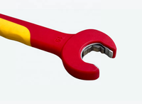 Llave de Trinquete Aislada de Alta Calidad de 1000 V, Diseño Completamente Nuevo, Llave Aislada VDE de 8-19 mm para Electricistas