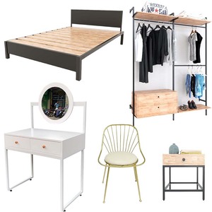 5-Piece Full Size Modern Minimalist Bedroom Furniture Set with Storage and 2 Drawers PN006 - Product Image 1