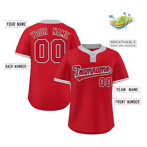 Camiseta de béisbol, uniforme de béisbol transpirable personalizado más vendido, ropa de equipo personalizada, uniforme de béisbol deportivo para hombres - Product Image 2