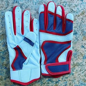 ถุงมือเบสบอลคุณภาพสูงแบบกำหนดเองของ Qaswa Sports อุปกรณ์ตีลูกเบสบอล หนังแท้ ปิดด้วยเวลโคร ดีไซน์น้ำหนักเบา-วัสดุคุณภาพดีที่สุด - Product Image 4