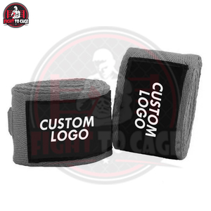 Bandes de boxe FIGHT to CAGE GEARS de qualité supérieure, tendance, en coton durable, certifiées CE, accessoires d'entraînement unisexes - Product Image 3