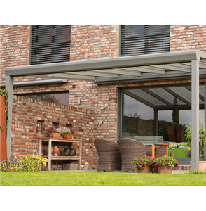 Moderno <span class=keywords><strong>policarbonato</strong></span> Terrassendach terrazza tettoia esterno Veranda copertura Patio - Product Image 1