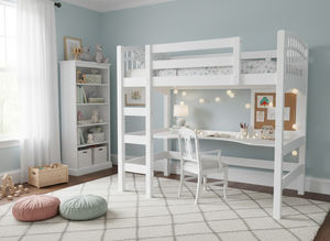 Moderne Design Valencia Lit Loft Complet en Café pour Dortoir et Hôtel Nouveaux Meubles en Bois de Viet Nam Usine - Product Image 2