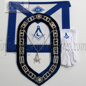 Delantal Masónico de Lodge azul Premium, nueva tela bordada de cuero, excelente costura de punto de cruz, artesanía fantástica Regalia - Product Image 3