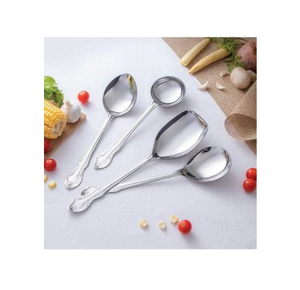 Stainless Steel Cooking Spoon Soup/Rice Serving Spoon 4-Pieces New Arrival Stainless Steel <b>Kitchen</b> <b>Accessories</b> - Product Image 1