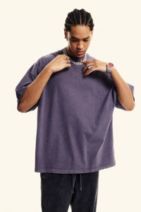 Ropa de calle, camiseta informal ligera de verano de gran tamaño, ropa de hombre, Camiseta de algodón 100%, pantalones cortos transpirables informales, ropa deportiva - Product Image 3